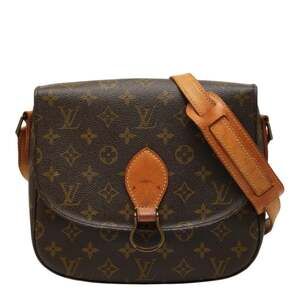 LOUIS VUITTON Brown Monogram Leather Shoulder Bag